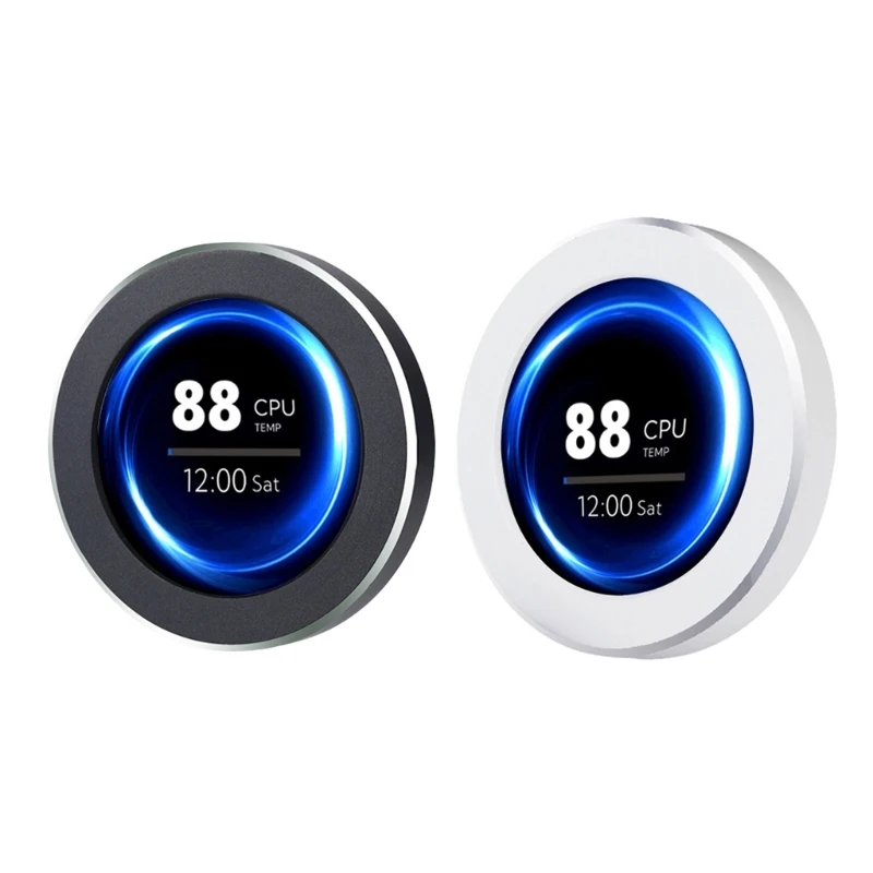 

2,8-дюймовый USB-монитор с охладителем воды, ЖК-экран 480x480 IPS, анализ музыкального спектра