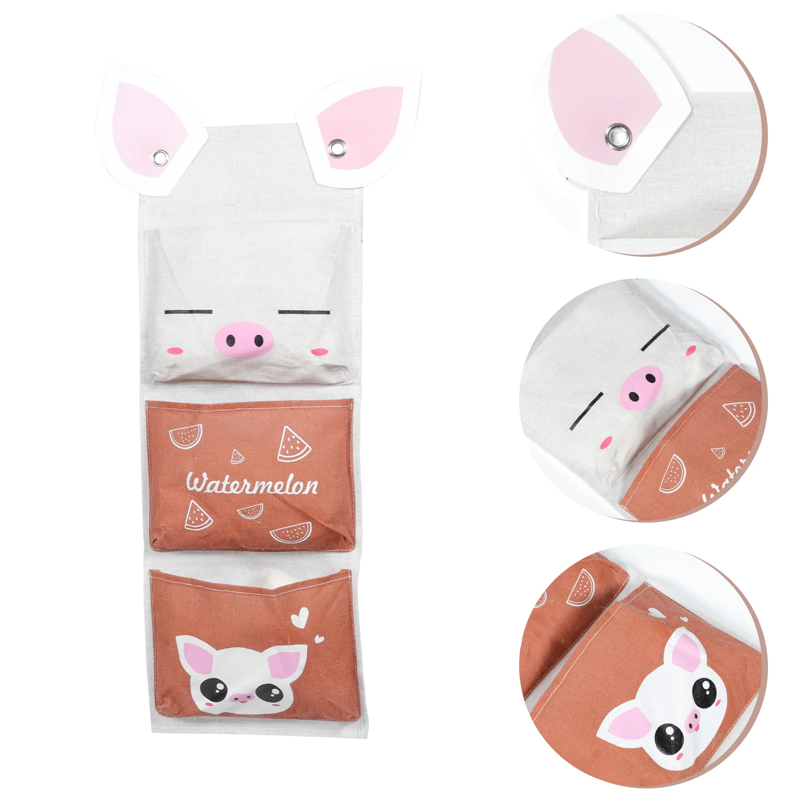 

Cartoon Hanging Storage Bag Wall-Mounted Sundries Organizer for Home Use