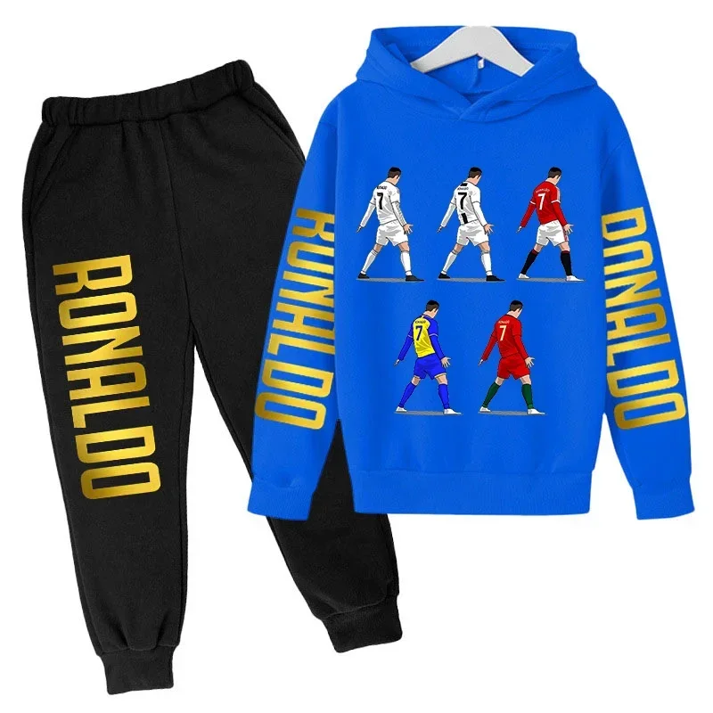 Demisaison Sports Inga С Принтом Роналлави Для Мальчиков И Девочек Пуловер Капюшоном Топ