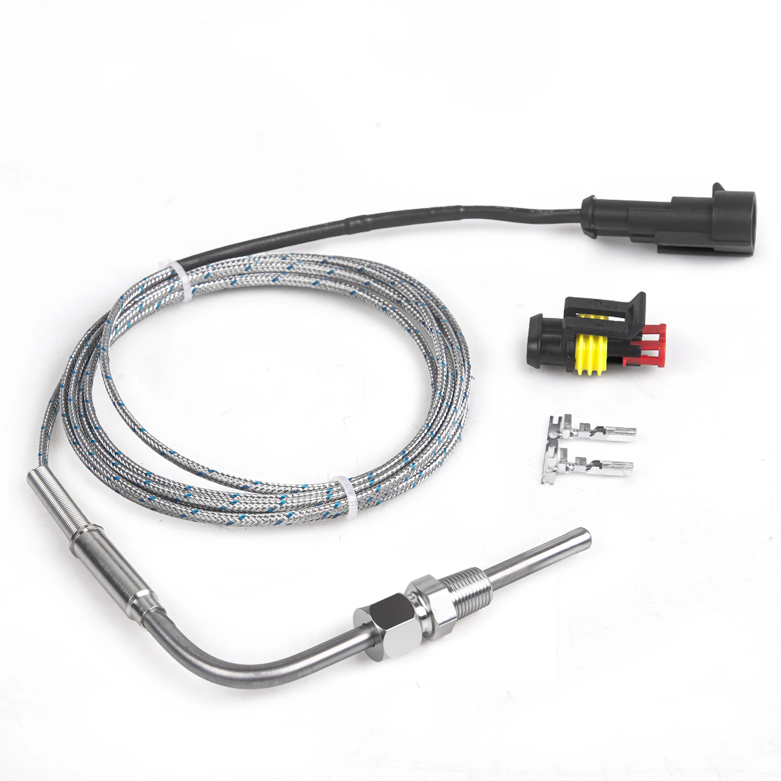 

Универсальный автомобильный датчик температуры выхлопных газов, датчик температуры EXT, датчик температуры 0-1000 C