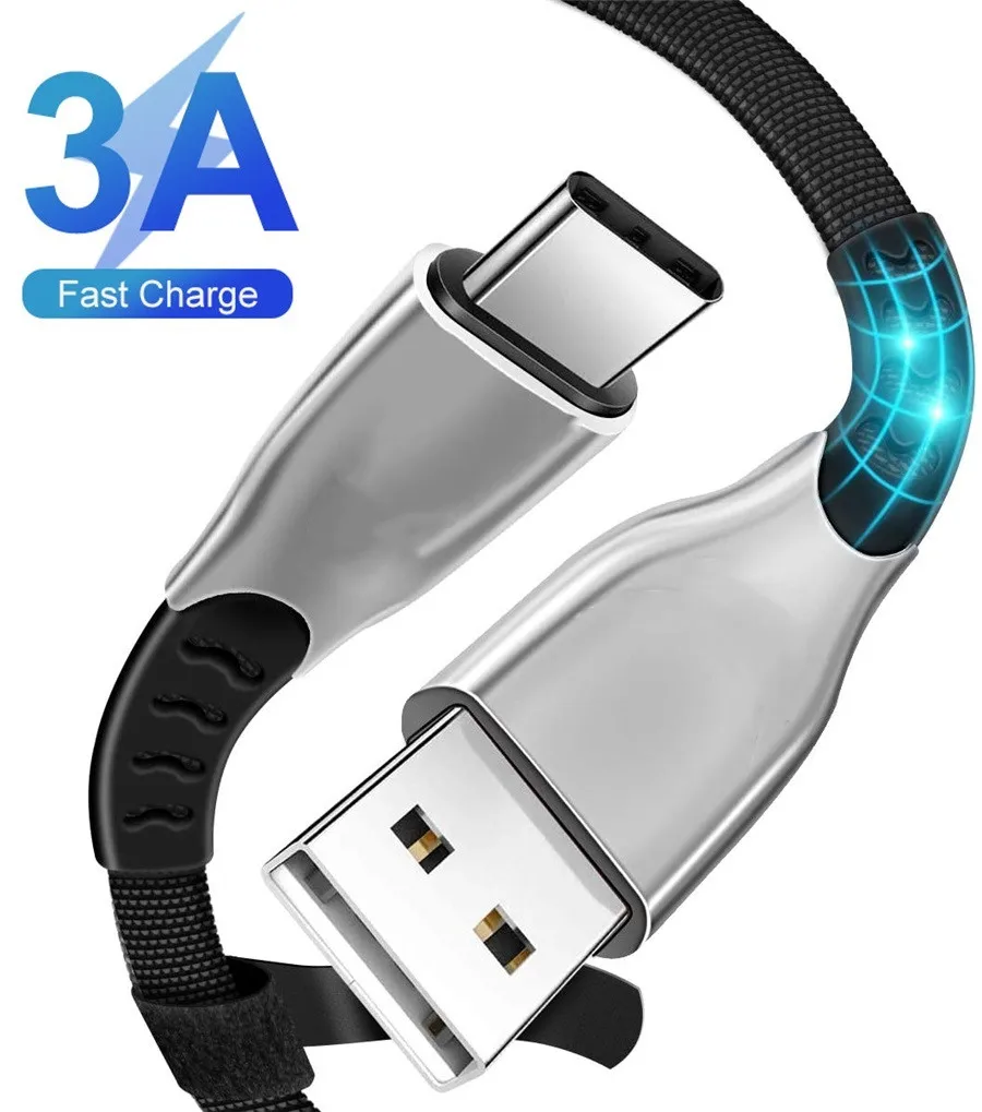 

Кабель USB Type-c из цинкового сплава, 3 А, 1 м, 3 фута