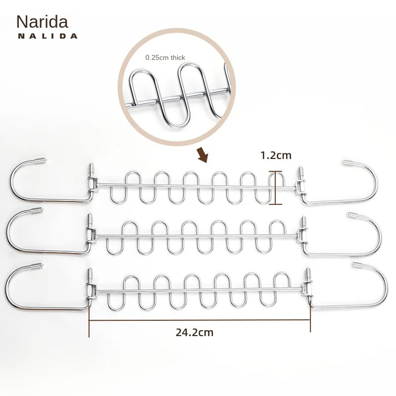 Многослойная вешалка с 12 отверстиями для одежды