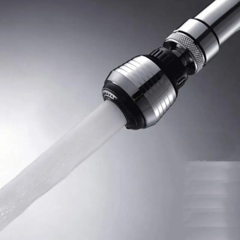 

360 Rotatable Bent Water Saving Tap Aerator Diffuser Faucet Nozzle Filter Water Swivel Head Kitchen Faucet Adapter Bubbler