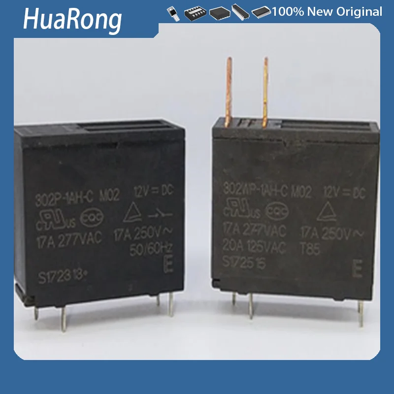 10 шт./партия 302P-1AH-C 17A 302WP-1AH-C M02 12 В