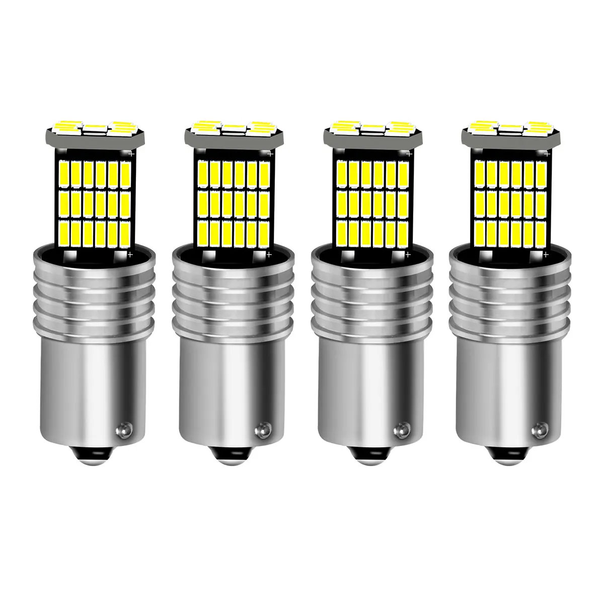 

4 шт. мощные светодиодные стоп-сигналы заднего хода 1157 bay15d p21/7w 1156 ba15s g18 p21w 12 В