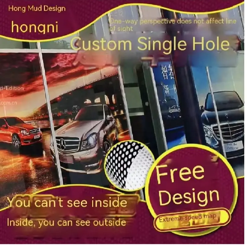 Наклейка QiAds StoreCar персонализированная Светоотражающая задняя наклейка для тела