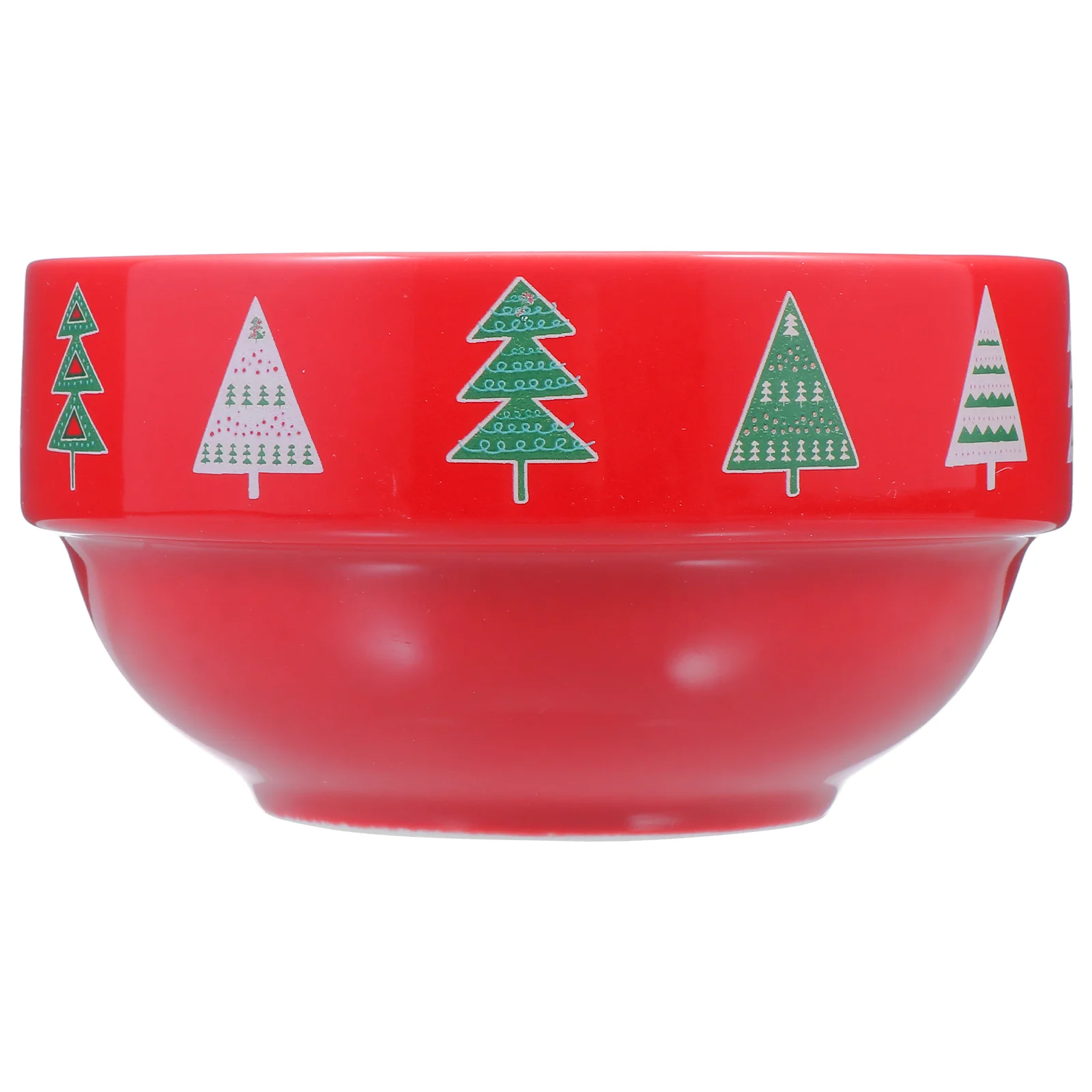 

Bowl Bowls Christmas Noodle Serving Ceramic Soup Themed Rice Eating Prep Pasta Containersmall Holiday Dinnerware Glass Candy