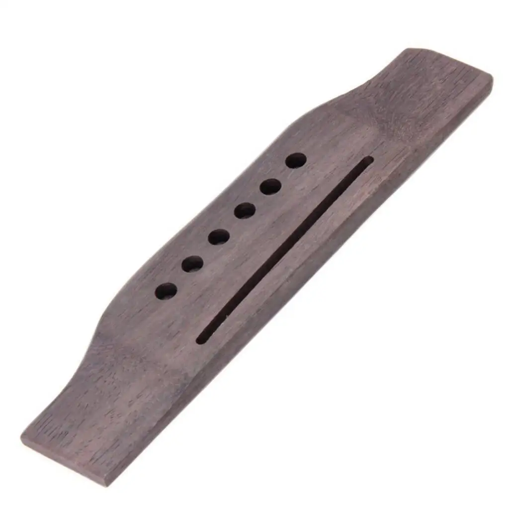 Гитарная седельная гайка цвета слоновой кости и мостовые контакты черное дерево