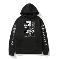 japanese anime bungo stray dogs print hoodie dazai osamu spring autumn fleece sweatshirt for men women harajuku pullover hoodies