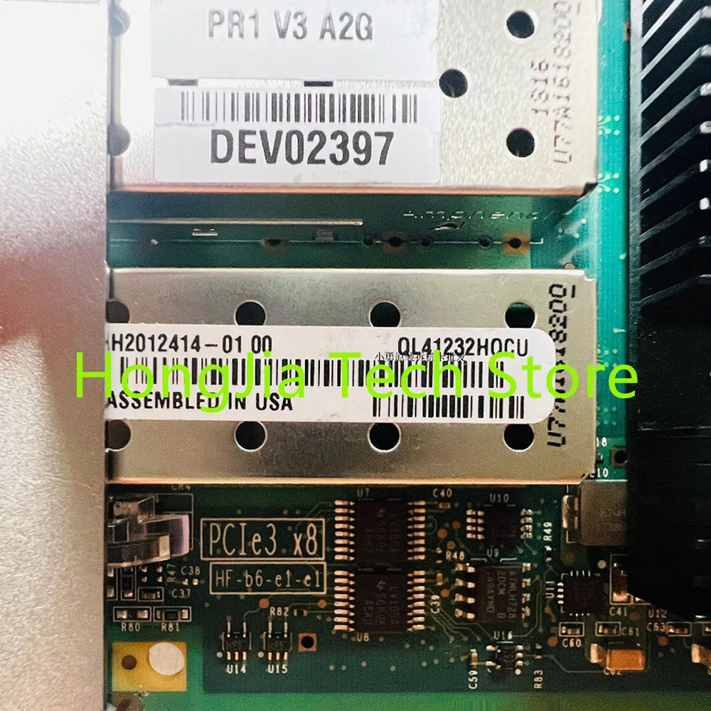 Фото Для Qogic QL41232HQCU 10/25G SFP + двойной порт 10G оптоволоконная сетчатая карта №4