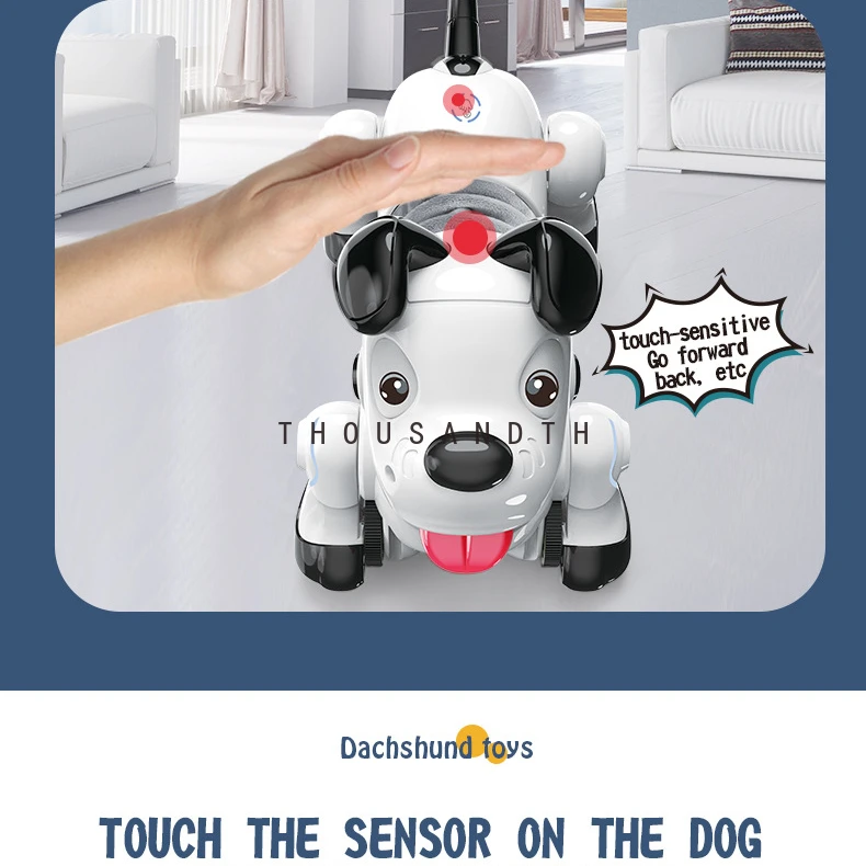 Масштабируемая умная роботизированная собака новинка игрушка с дистанционным