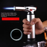 1800 c large airbrush lighter torch pipe gas jet windproof outdoor bbq kitchen camping lighter turbo butane cigar welding gadget