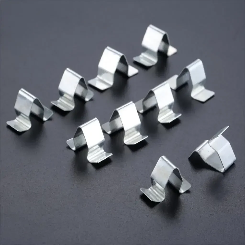 

10 шт. для Audi Seat Skoda Sliver, обшивка дверной панели автомобиля, зажимы для подкладки, металлический фиксатор внутренней обивки, заклепки, автозажим для крепления