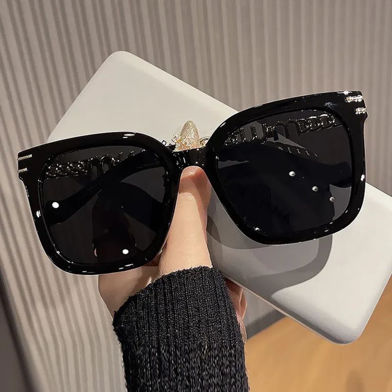 Новые модные солнцезащитные очки в квадратной оправе для женщин Роскошные с