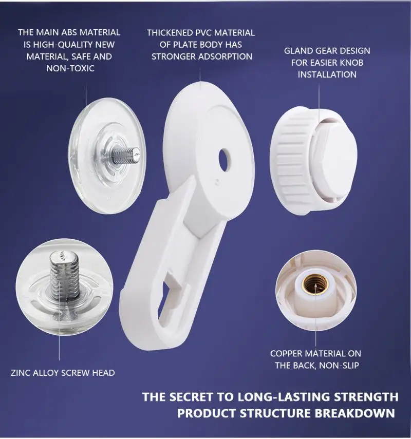 2 шт. настенный вакуумный держатель для полотенец и одежды |