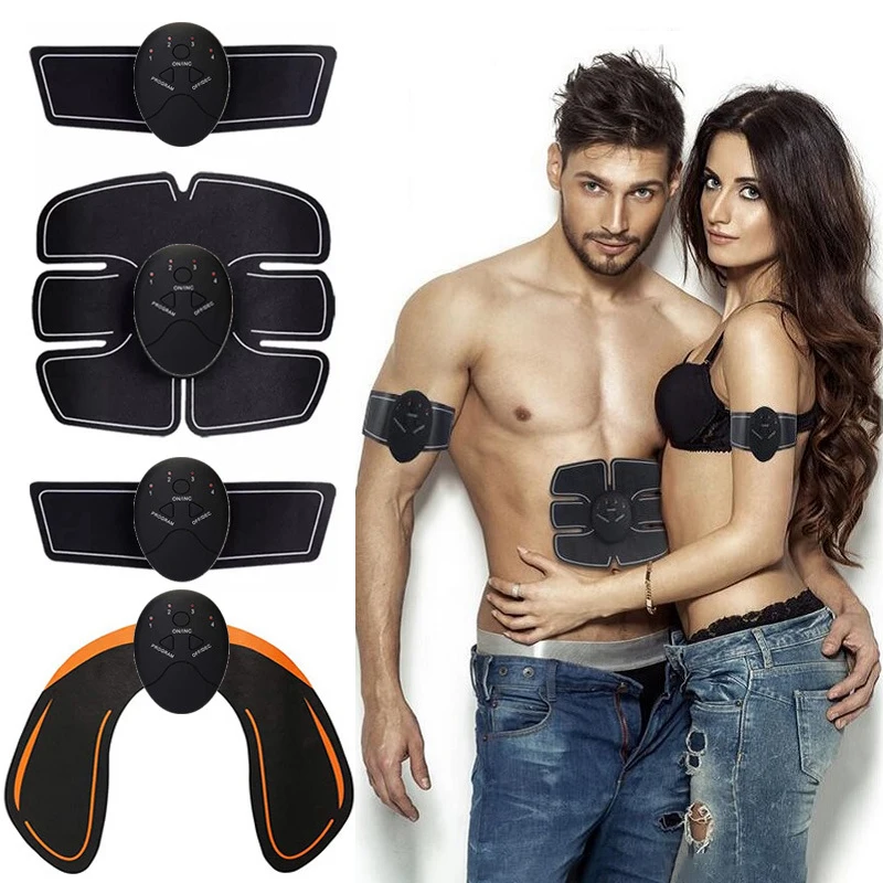 

Стимулятор мышц унисекс, беспроводное устройство для тренировки мышц живота, для фитнеса, пластырь для придания формы телу, Домашний Массаж...