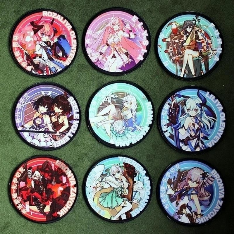 

Game Anime Patches for Clothing Embroidery Patch Fuhua Rosalia Tactical Badges on Backpack Military Hook Loop Armband