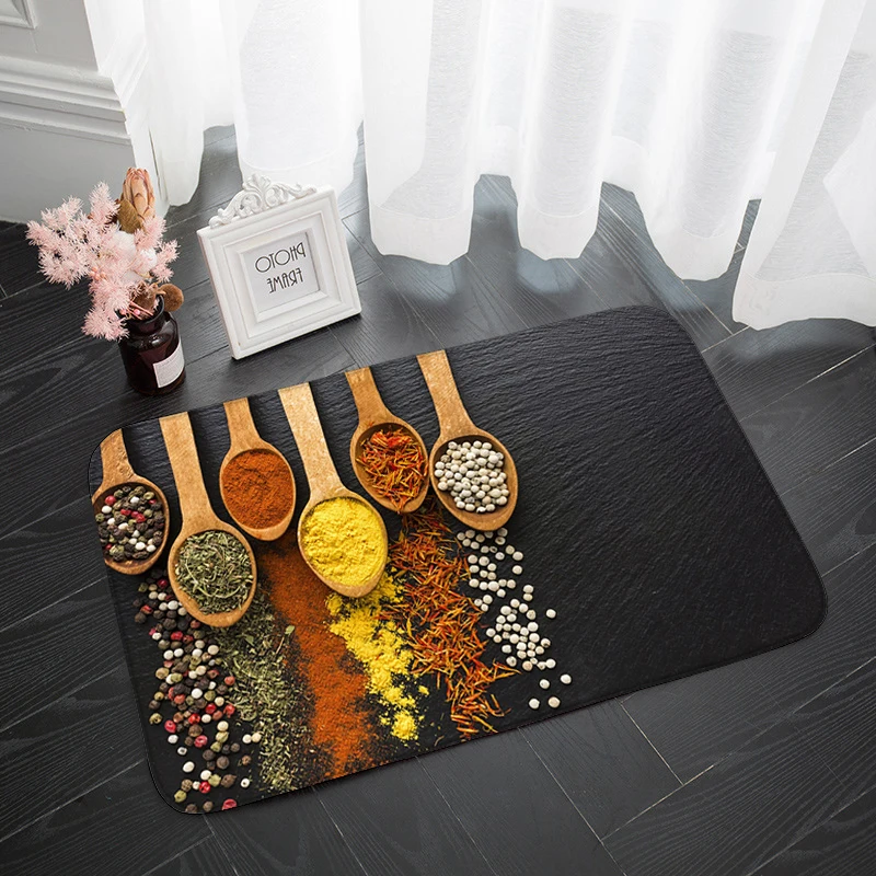 

Ковер для ванной, прихожей, ванной, спальни, нескользящий замшевый пасторальный ковер для детской комнаты, ковер для фотосъемки еды, ковры д...