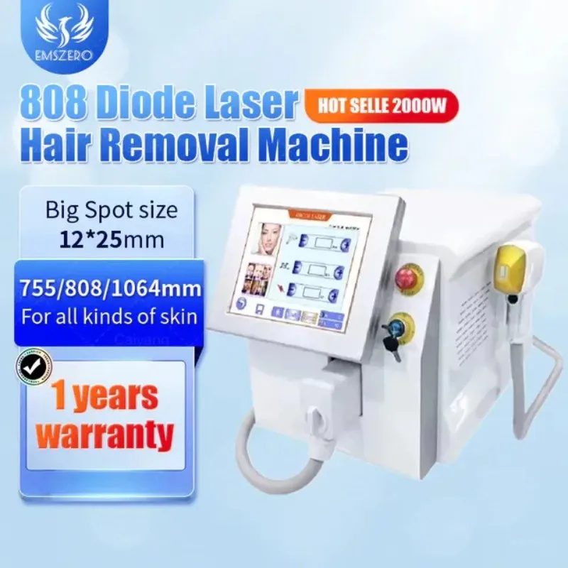 

Overseas Warehouse 808nm Diode Laser Machine Permanent Hair Removal Skin Rejuvenation For Beauty SPA