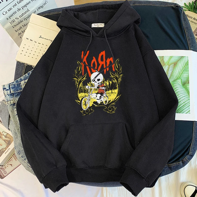 

Korn Band Aesthetic Hoodie Heavy Mental Funko Pop Winter Men Hoodie Soft Printed Sweatwear Couple Fleece Regular Fit Hoodie