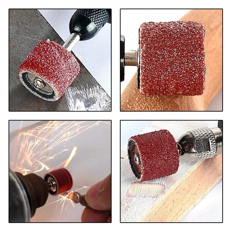 Подходит для шлифовки 51 шт./11 шт. барабан Dremel включает в себя резиновые барабанные