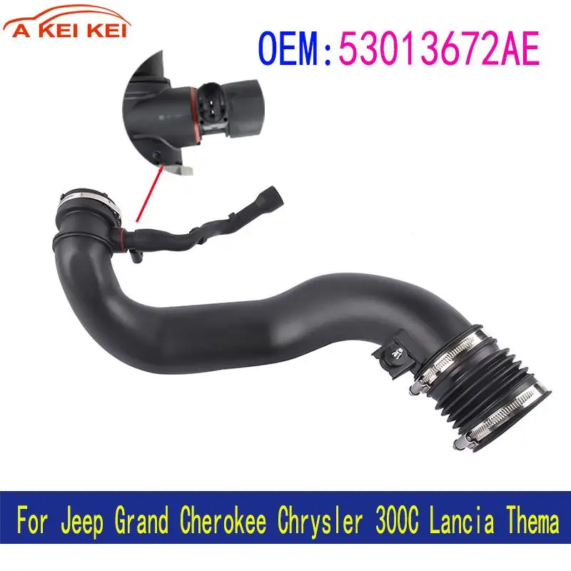 Фото НОВЫЙ 53013672AE 53013672AD Шланг впускного воздуха турбокомпрессора для Jeep Grand Cherokee №2