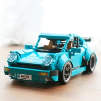 technical ideas racing car building blocks expert famous green super sports car diy model bricks assembly toys for boy gift set