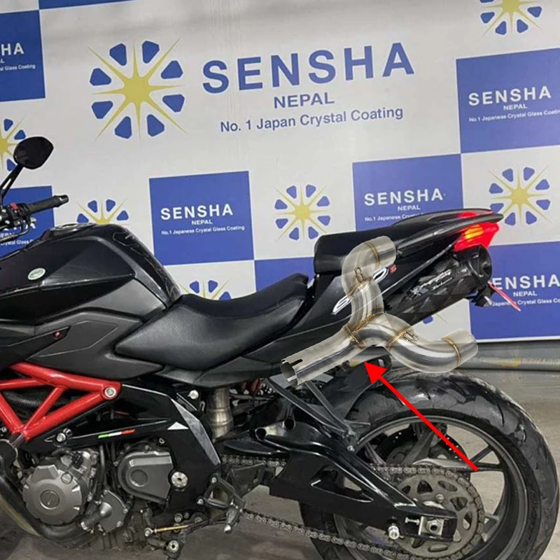 51 мм Φ Link Средний Соединительный двойной трубопровод адаптер для Benelli 600 BN600 BJ600
