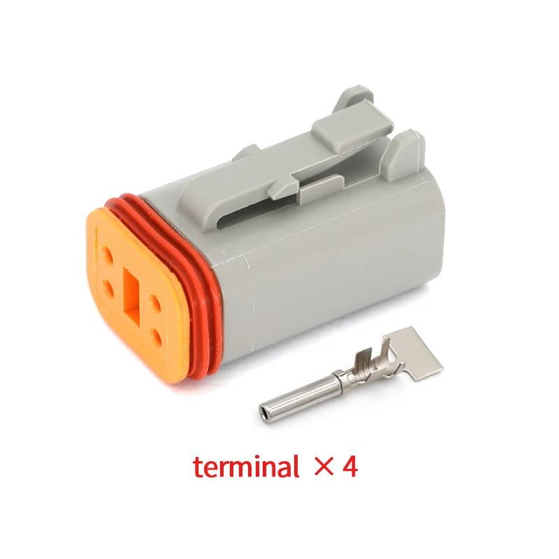 

Абсолютно новые стандартные Автомобильные разъемы, 4-контактный Водонепроницаемый жгут кабелей серии DT, мужской, женский ремень