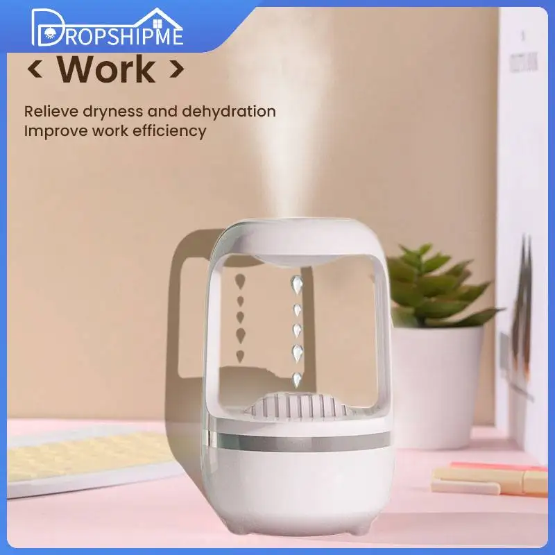 

Dropshipme Anti-Gravity Air Humidifier Diffuser Aroma Humidifier 500ML Backflow of Suspended Water Droplets Home Air Freshener