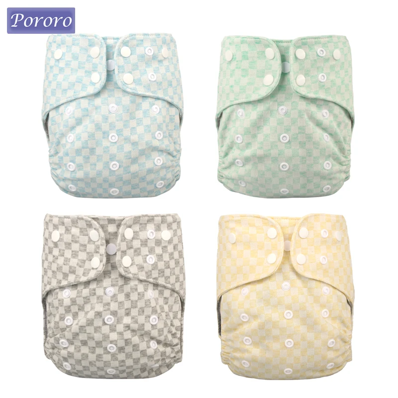 2023 Nuovo Ai2 Pannolino Grafene Sterilizzazione Fodera Pannolini Di Stoffa Per Bambini Pannolini Di Cotone Lavabili Checker Mutandine Impermeabili Pe