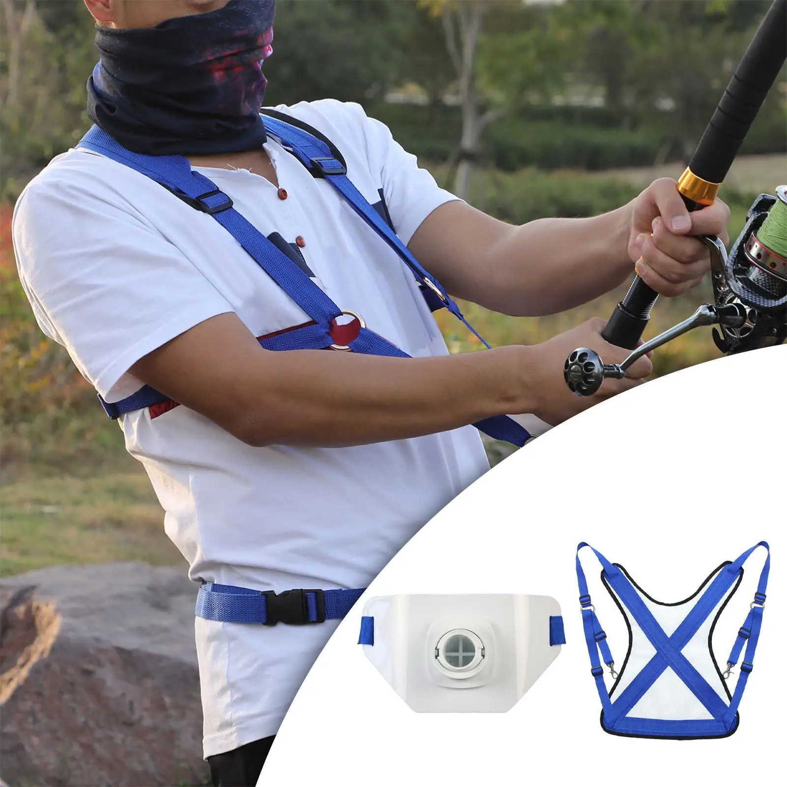 

Rod Holder Accessories Sea Fishing Rod Holder Vest Fishing Belt Buckle