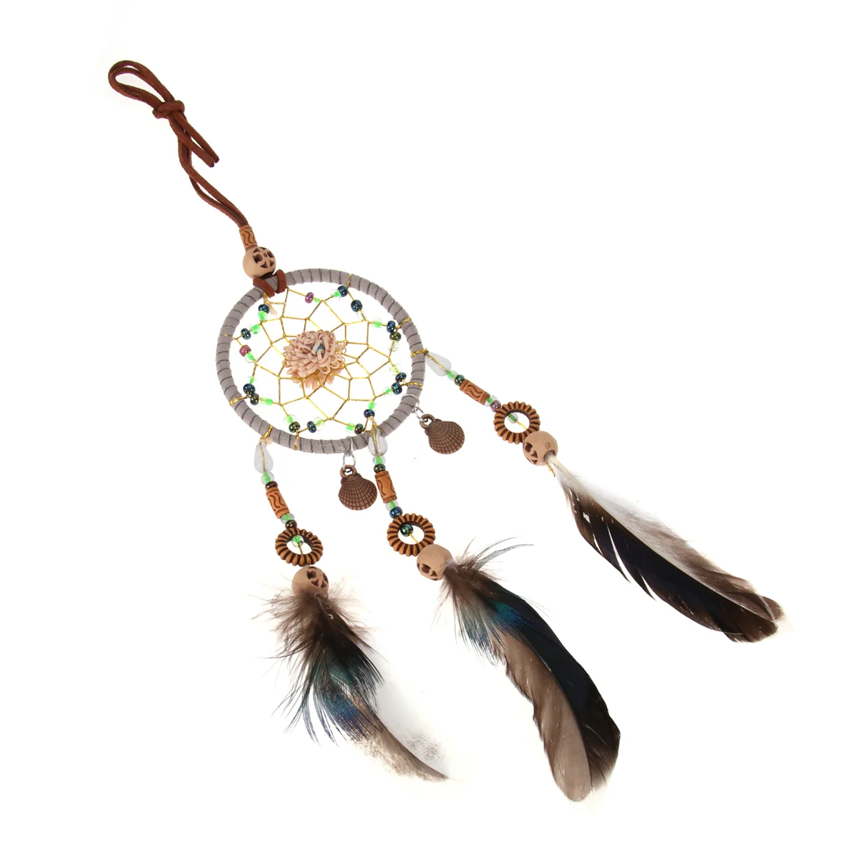

1 PC Dream Catcher Decorative Bohemian Style Hanging Pendant Dream Catcher Hanging Decor for Cars Bedroom Dormitory