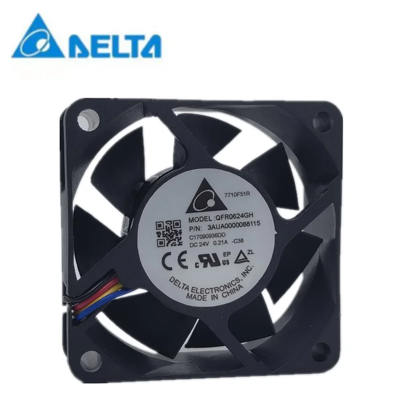 Новый delta QFR0624GH 24В 0.21a 6025 6 см Инверторные промышленные компьютерный охлаждающий вентилятор