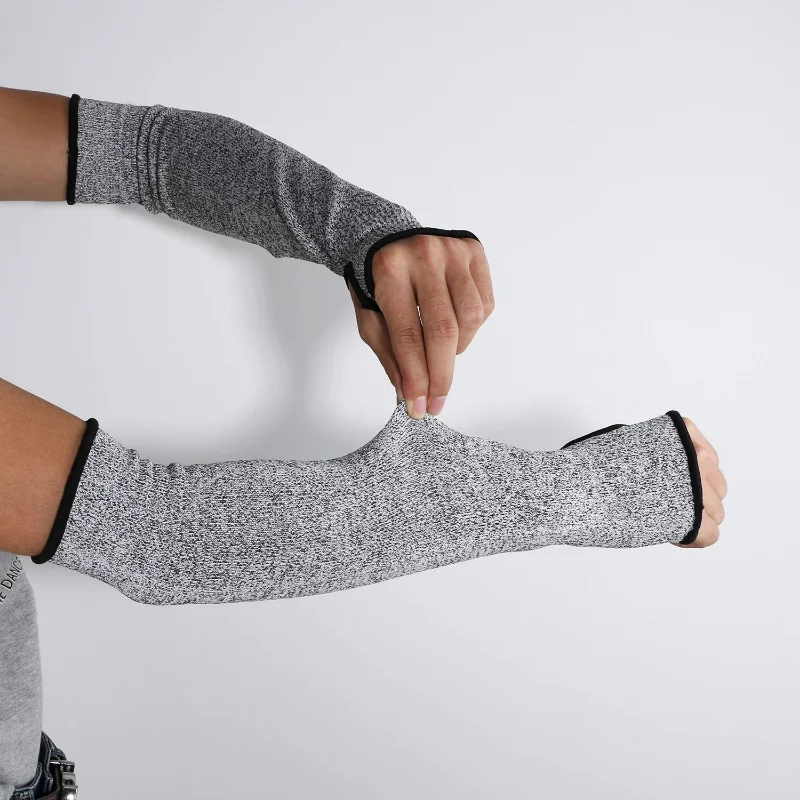 1Pc Level 5 Hppe Cut Beständig Anti-Punktion Arbeit Schutz Arm Hülse Abdeckung Cut-Beständig Arm Hülse