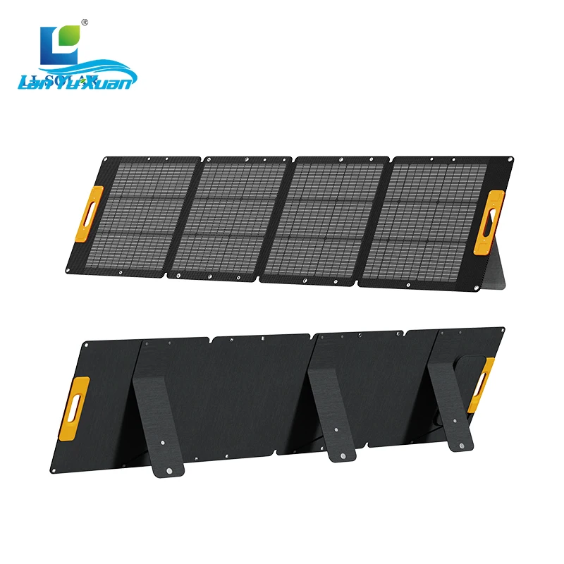 Portable Rollable 200W Solar Panel Charger Kit for RV Power System Battery Pack Outdoors for Bluetti Jackery Anker