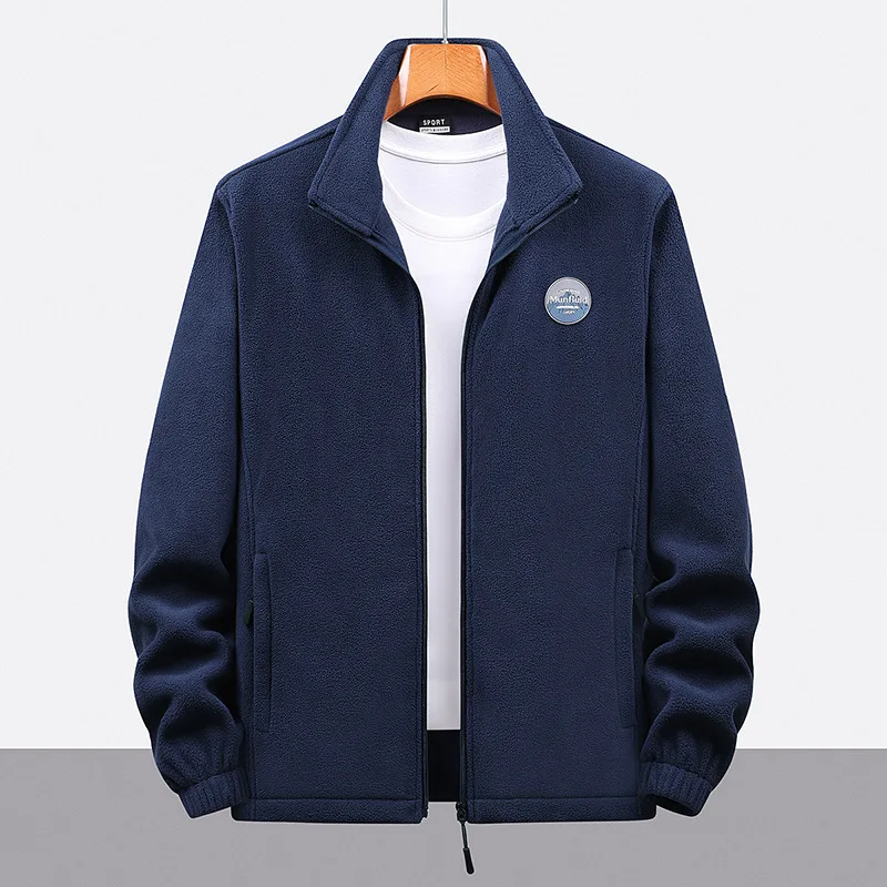 

Autumn/Winter fleece jacket men's warm lambkin hardshell primer fleece jacket