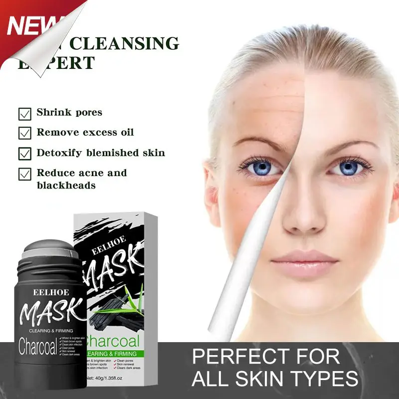 

Deeply Cleanse Pores Oil Control Brighten And Whiten Skin Cleansing Stick Mask Control Excess Oil Combat Acne Breakouts Skincare