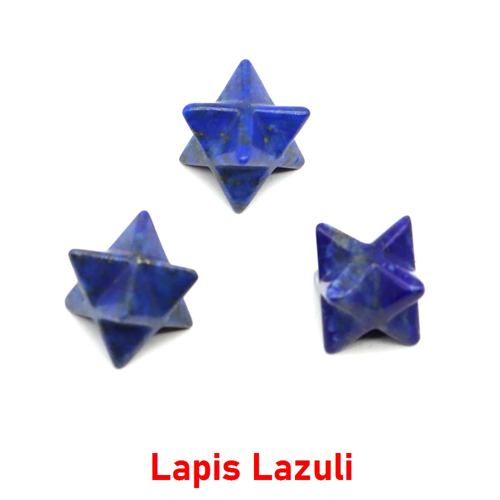 

Меркаба звезда из натурального камня 13 мм