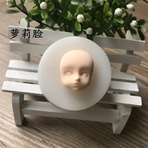 3D детская силиконовая форма для лица, форма для шоколада, полимерной глины, формы для рукоделия, форма для кукол, форма для лица, форма для сл...