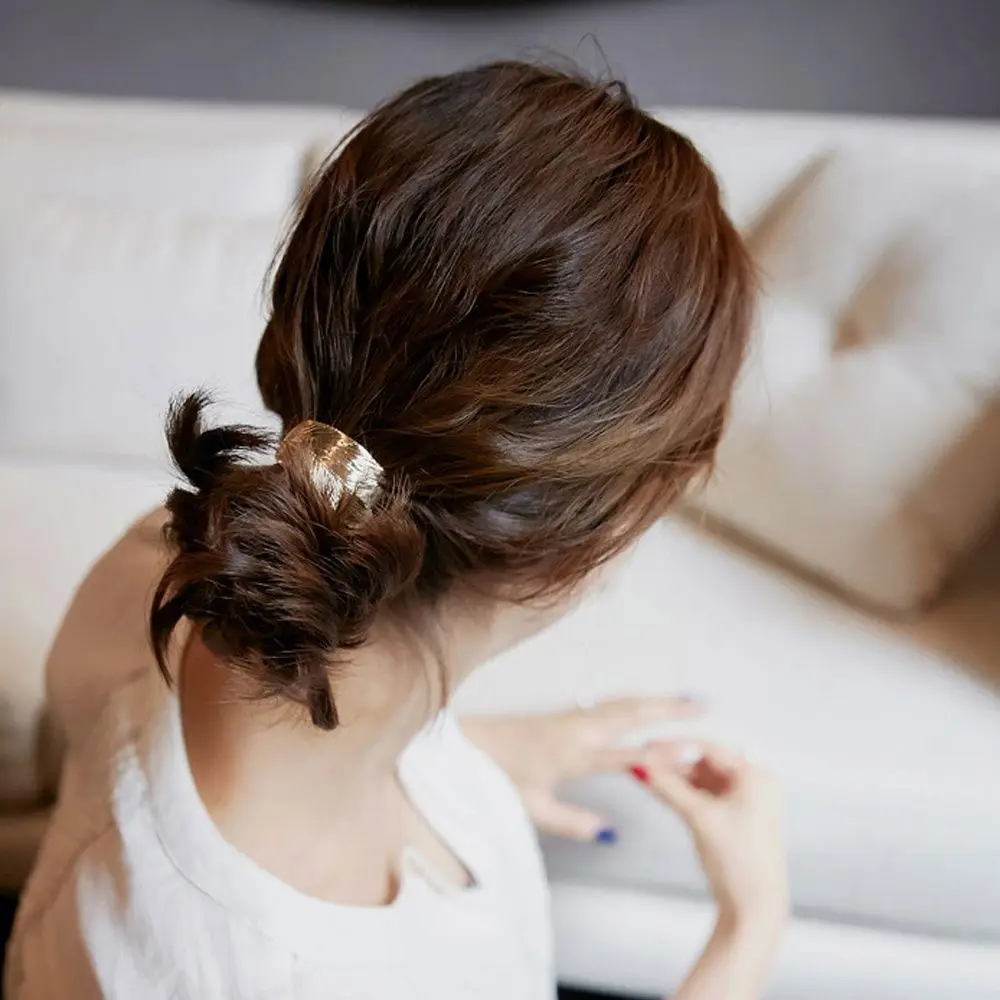 

Retro Hair Accessories Hair Rope Headwear Tree Leaf Shap Hair Tie Hair Band Rope Ponytail Holder