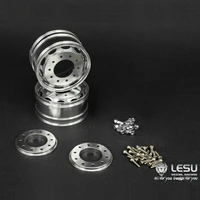 metal front wheel hub for lesu flange axle 114 rc tractor truck hydraulic dumper diy model car vehicles toys for adults benz