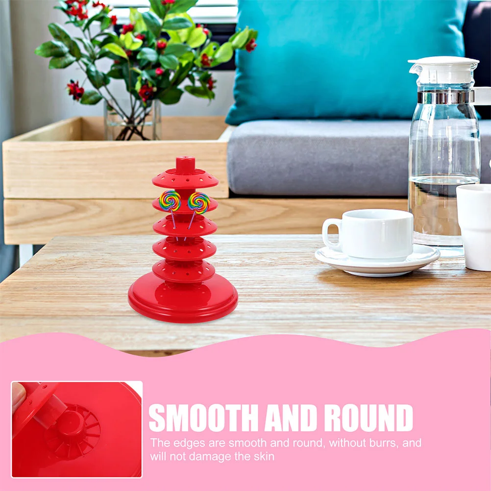 Пористая подставка для леденцов торта многофункциональная стойка дерева