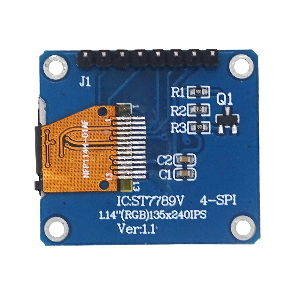 1 14 дюймовый модуль дисплея IPS LCD TFT ST7789 HD цветной экран полный обзор 8pin 135x240 3 V