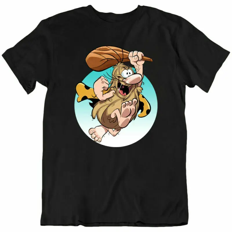 

Captain Caveman Retro 80'S Art Animation Tv Funny T-Shirt Vintage Men Gift Tee