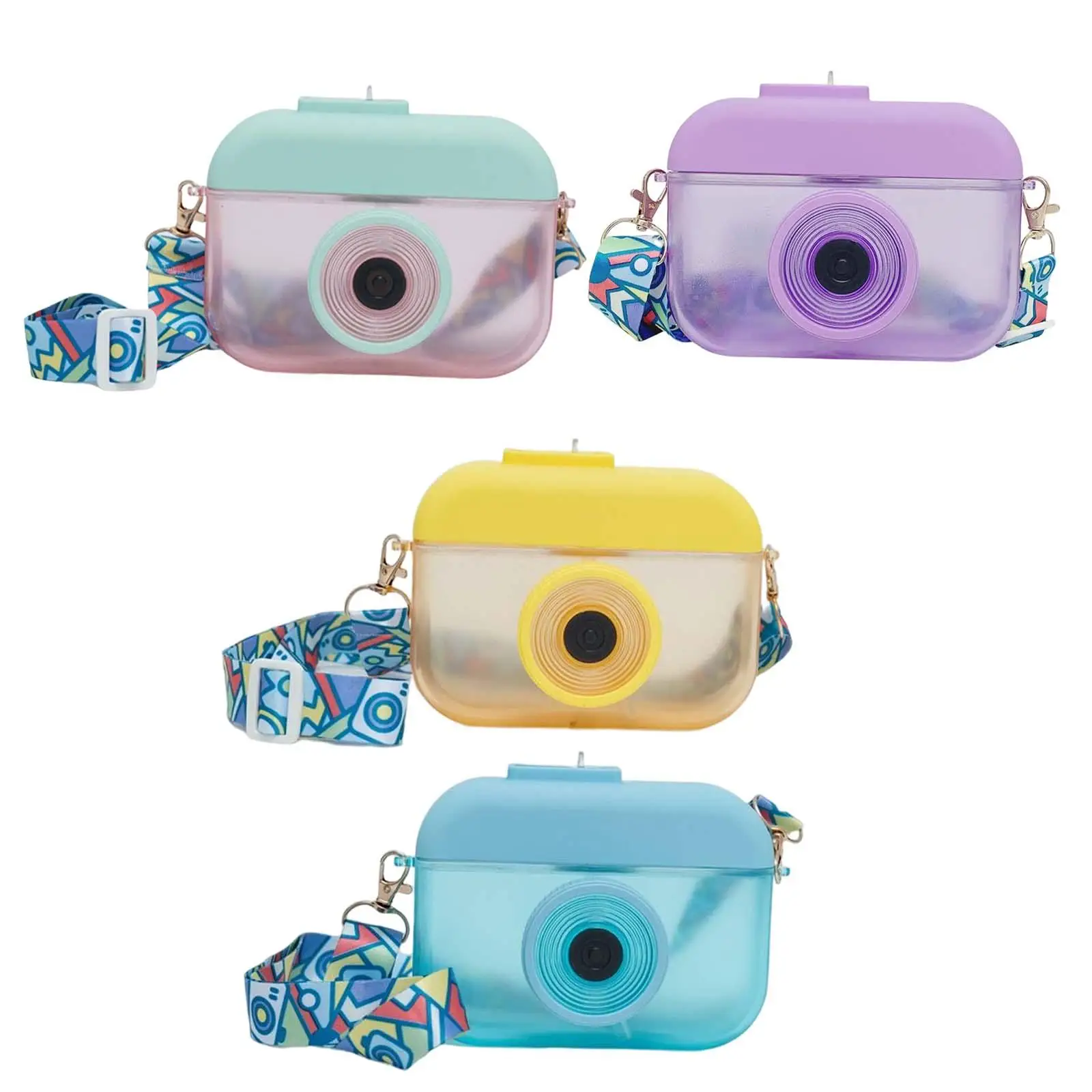 

Креативная Милая бутылка для воды, с соломенной камерой, чайник, чашки 400 мл, школьные принадлежности, кружки для школы, сока для девочек, для ...