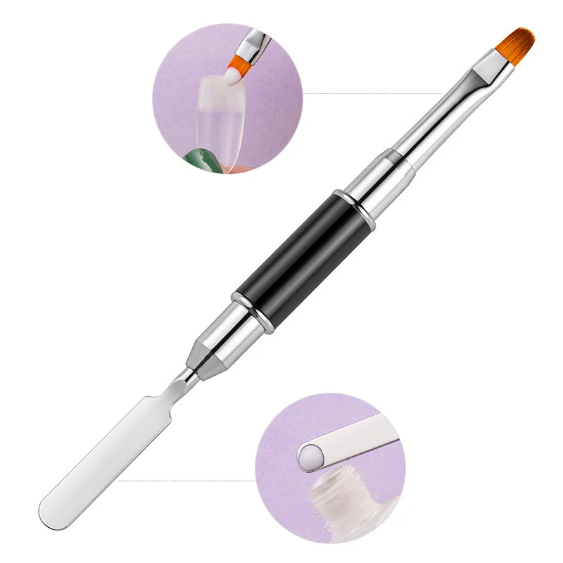 Двусторонние кисти для нейл-арта акрилового УФ-геля наращивания рисования