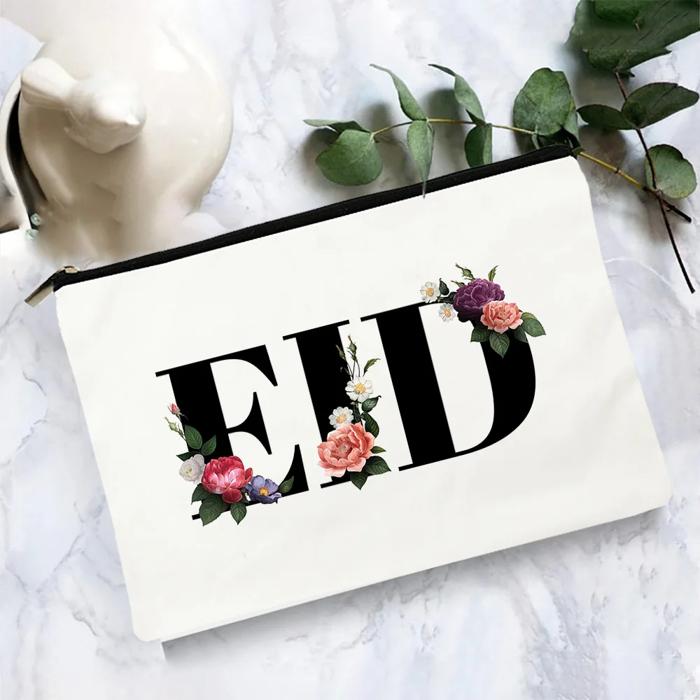 Женские косметички с буквами алфавита на молнии бусинами сумки для макияжа