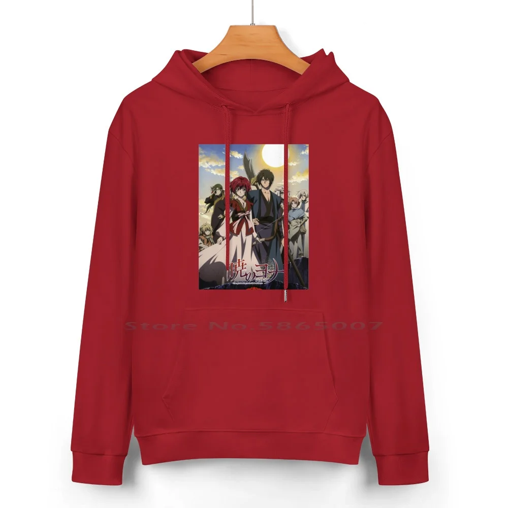 Толстовка с капюшоном Akatsuki No Yona свитер из чистого хлопка 24 цвета принцесса