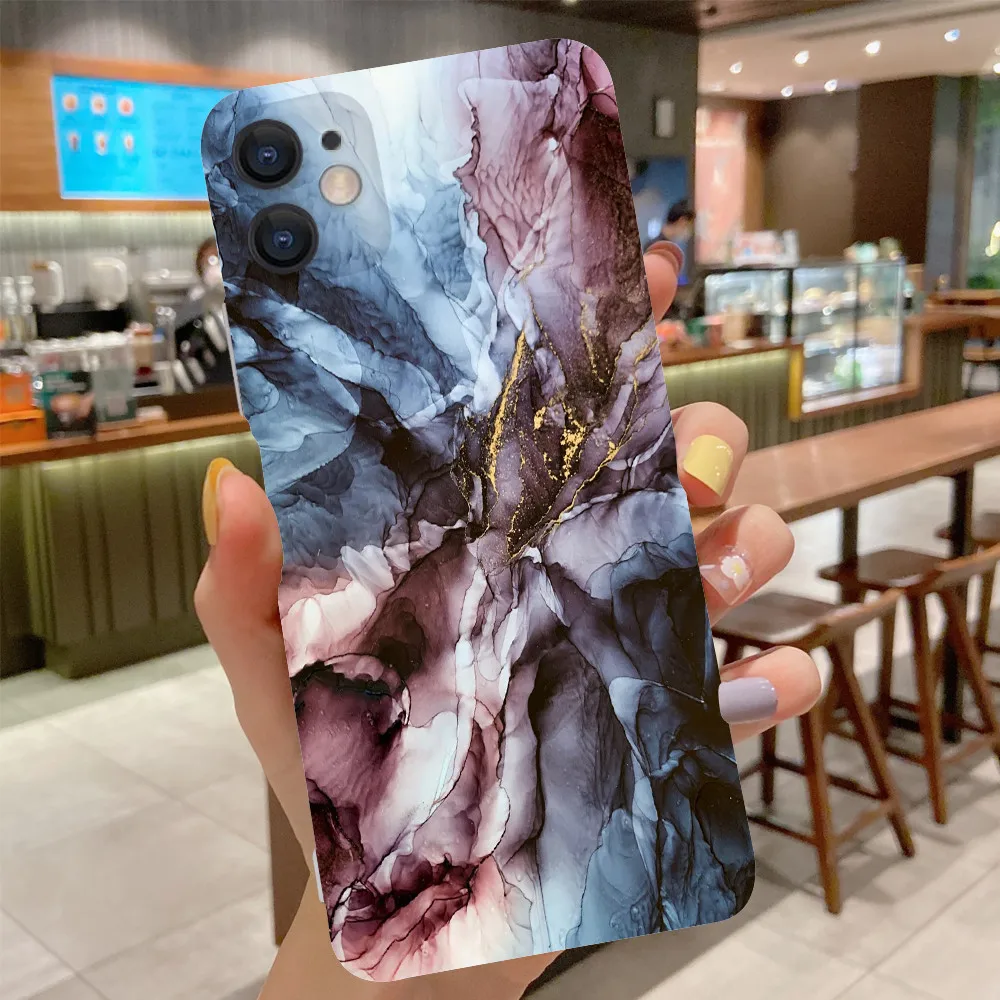 Акварельный мраморный чехол для Oneplus 9 8 Pro Nored 2 5G 8T 7 6 6T One Plus 1 + окрашенный